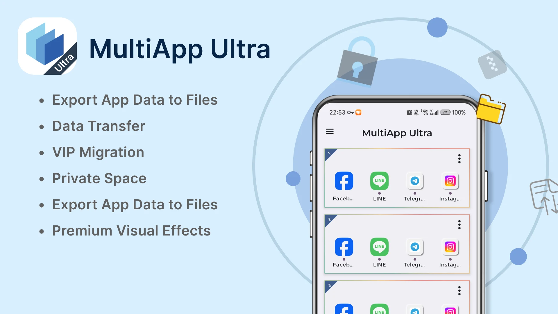 MultiApp Ultra: Dual Space screenshot